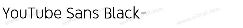 YouTube Sans Black字体转换 YouTube Sans Black字体转换